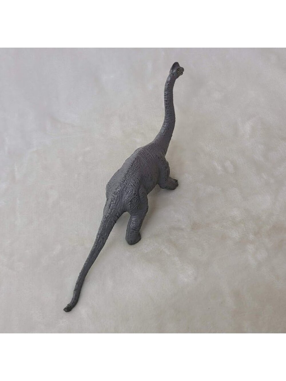 Brachiosaurus Dinosaur Figure 1995 Gray Plastic Toy Vintage - Picture 2 of 11